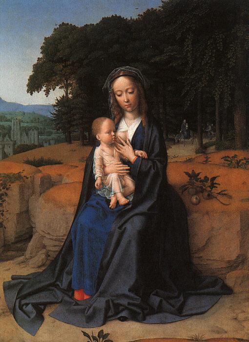 Gerard David The Rest on the Flight into Egypt_1 oil painting image